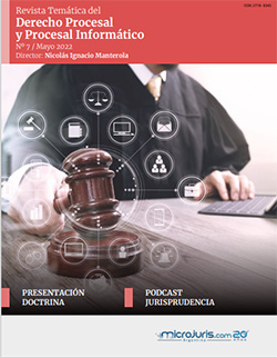 Revista temática del Derecho Procesal y Procesal Informático